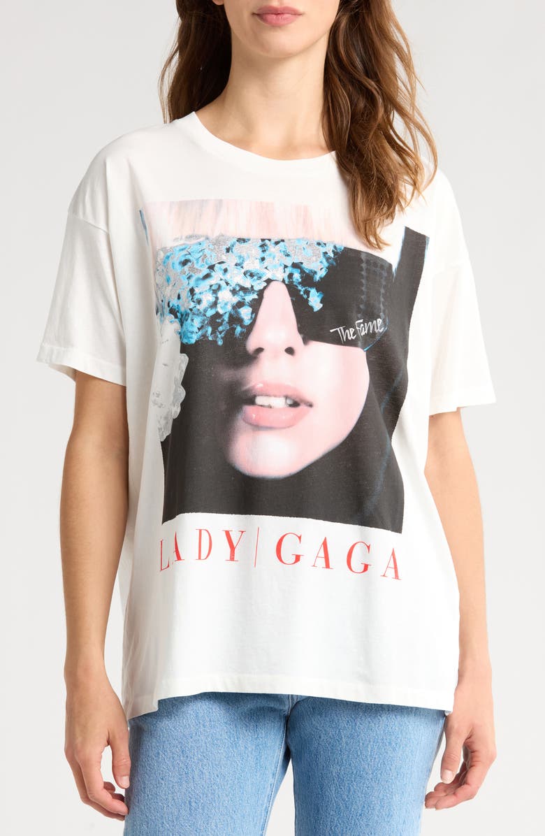 Daydreamer Lade Gaga The Fame Cotton Graphic T-Shirt, Main, color, 