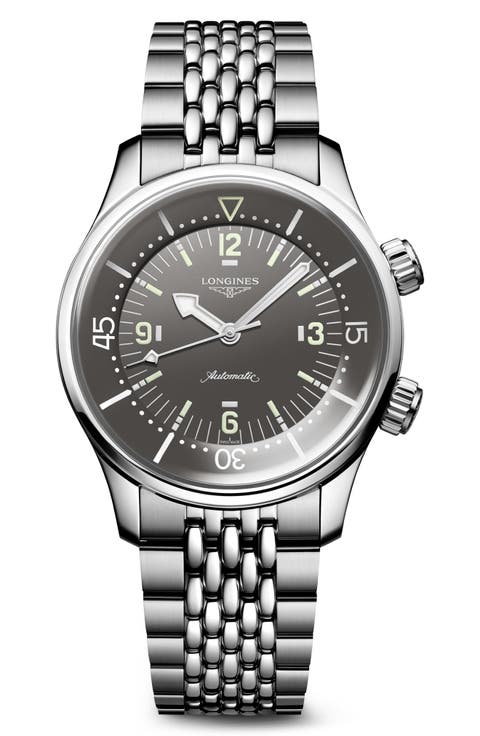 Legend Diver Bracelet Watch, 39mm