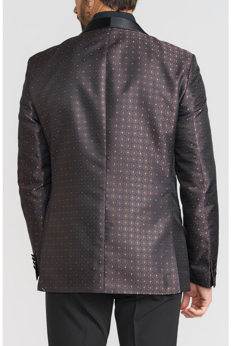 Jacquard Dinner Jacket, Alternate, color, NAVY