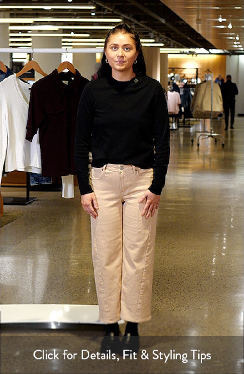 Forward Seam Crop Wide Leg Jeans, sales video thumbnail