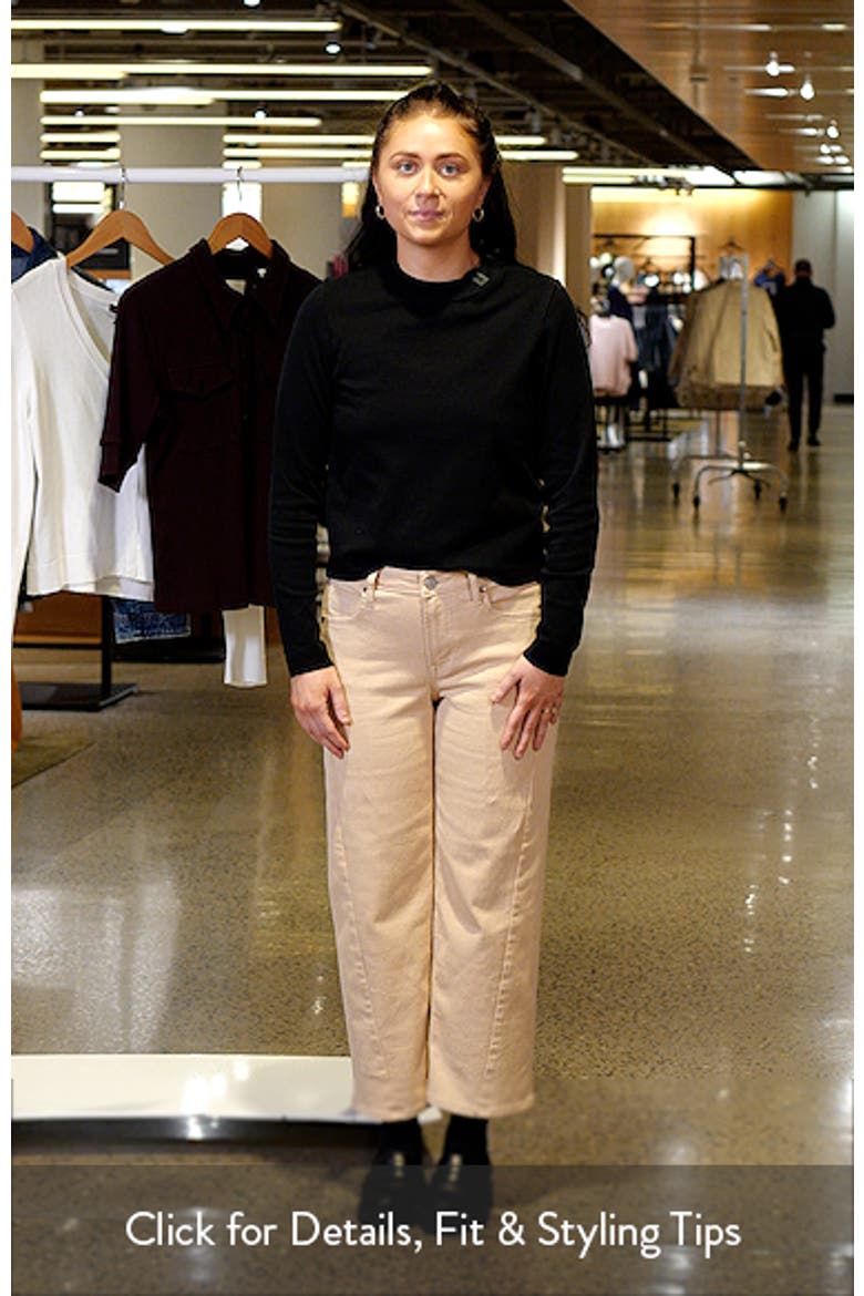 Forward Seam Crop Wide Leg Jeans video