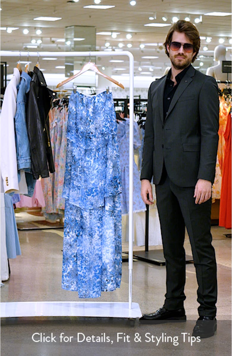 Tierra Floral Briary Strapless Dress, sales video thumbnail