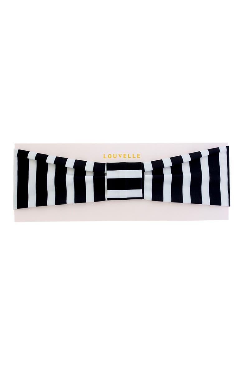 Seraphine Headband, Main, color, MONOCHROME STRIPE