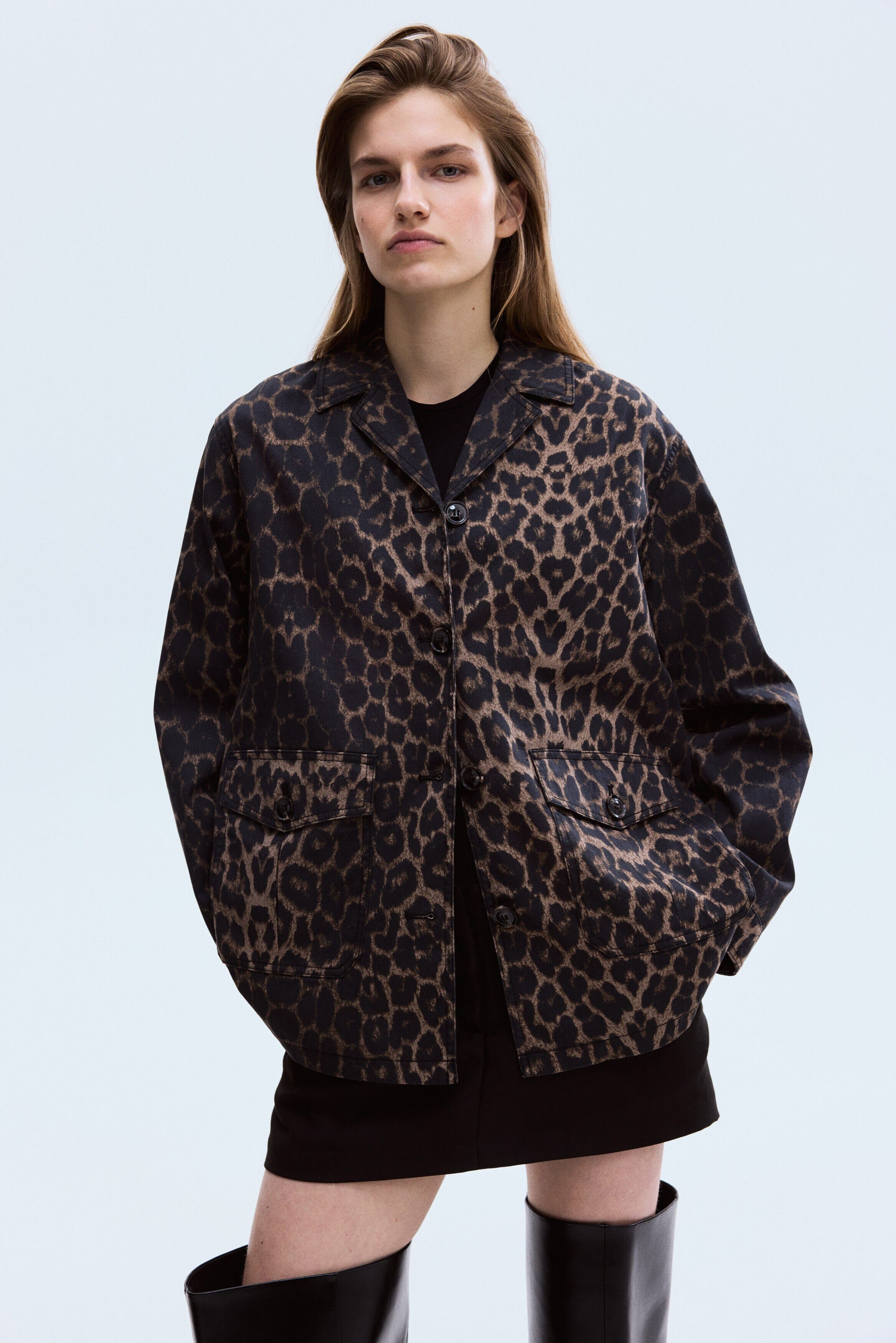 selected Brown/leopard print
