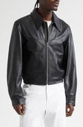 Lemaire Leather Blouson Biker Jacket