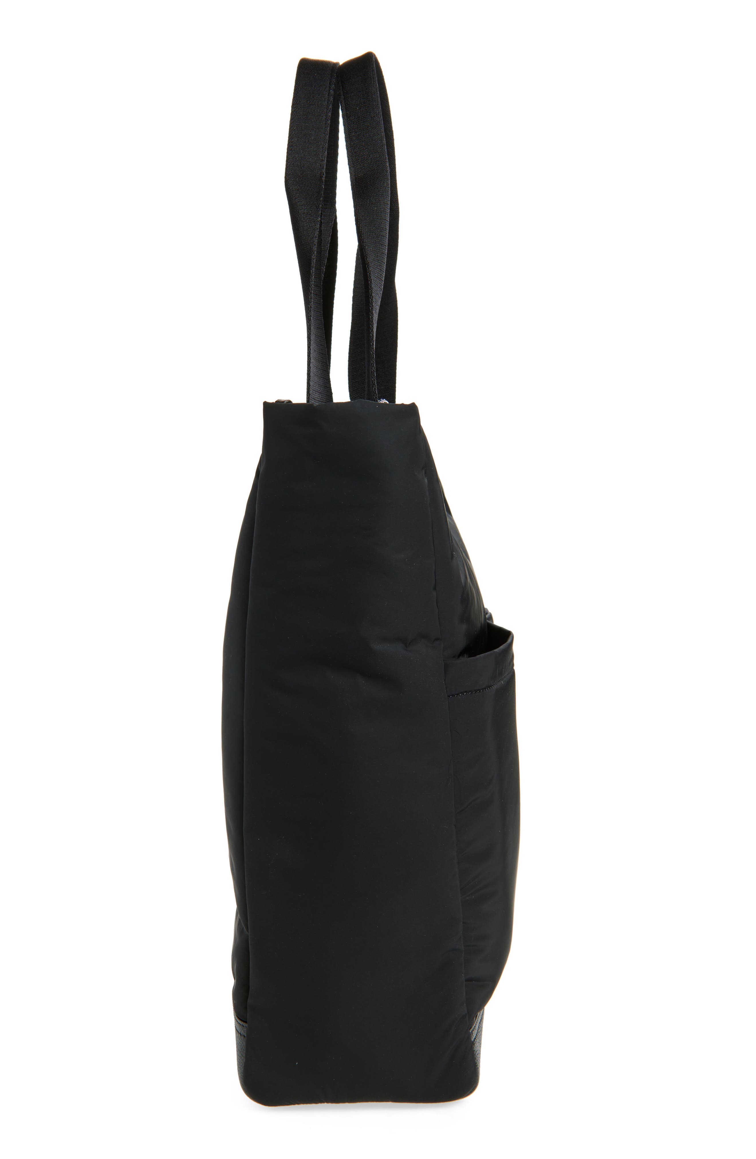 Thom Browne Twill Pocket Tote, Alternate, color, Black