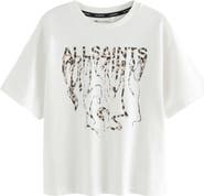 smALLSAINTS by ALLSAINTS Kids' Leopard Inksaints Oversize Cotton Graphic T-Shirt