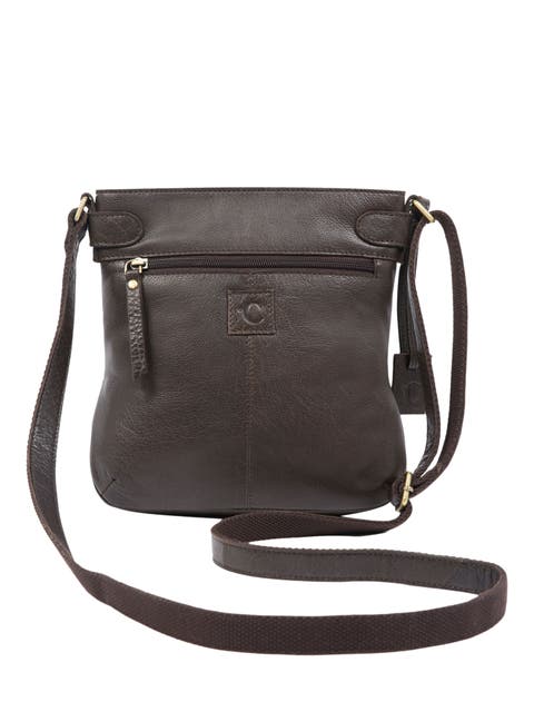 LEATHER CROSS BODY BAG