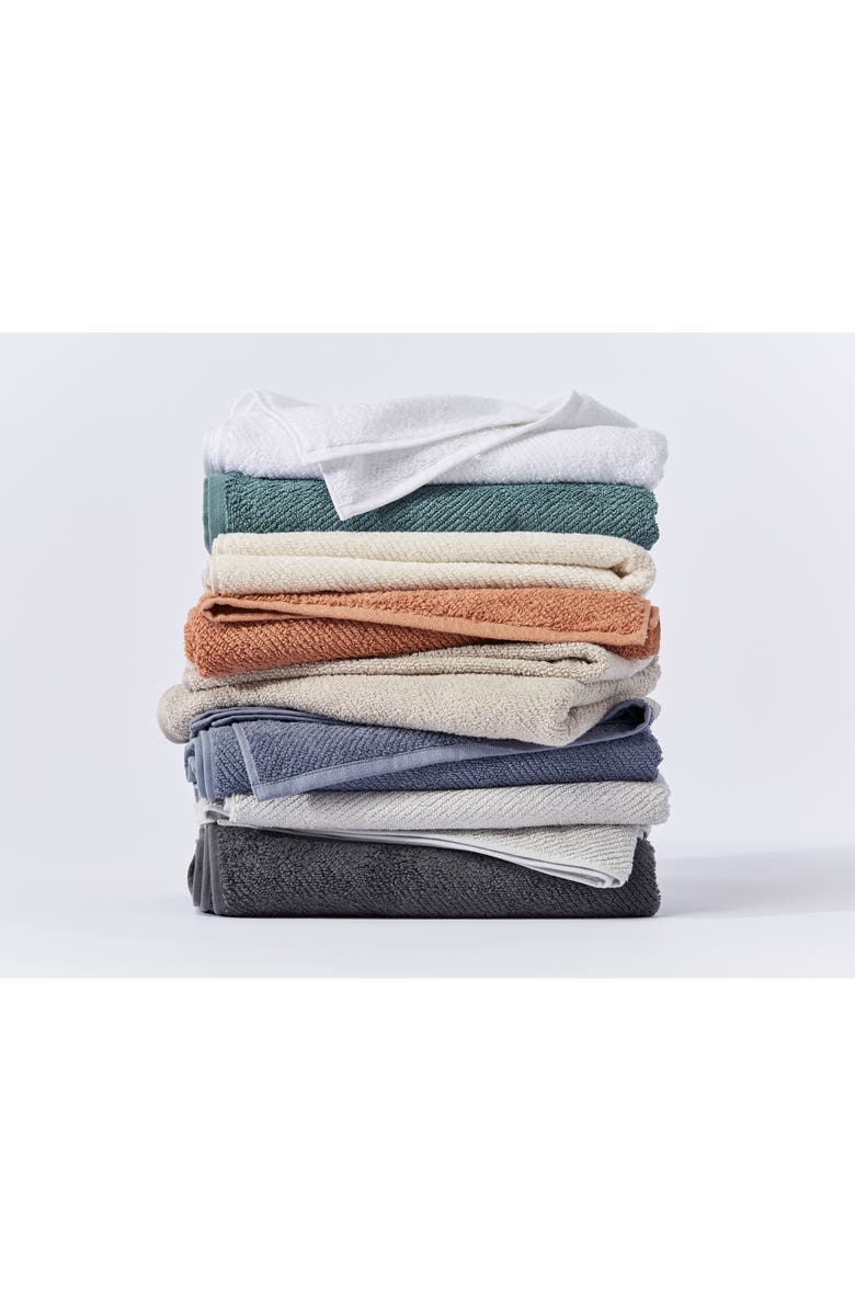 Coyuchi Air Weight<sup>®</sup> Set of 6 Organic Cotton Washcloths, Alternate, color, Shadow