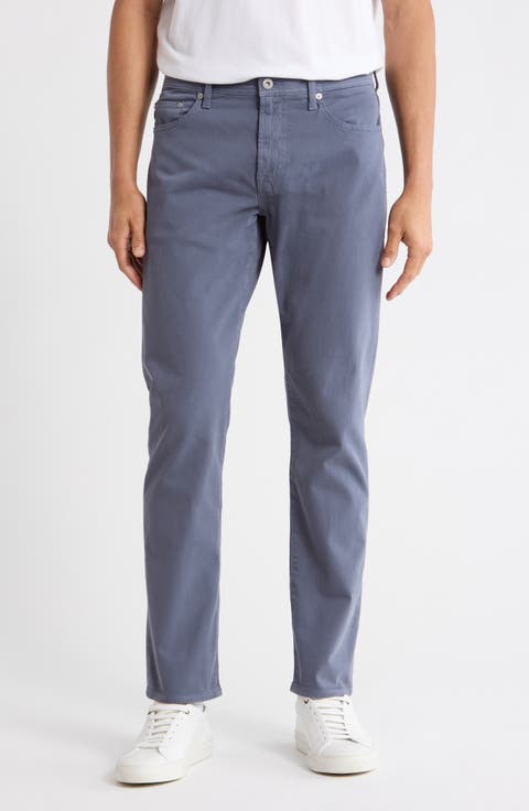 Everett Stretch Sateen Slim Straight Pants (Regular, Big & Tall)