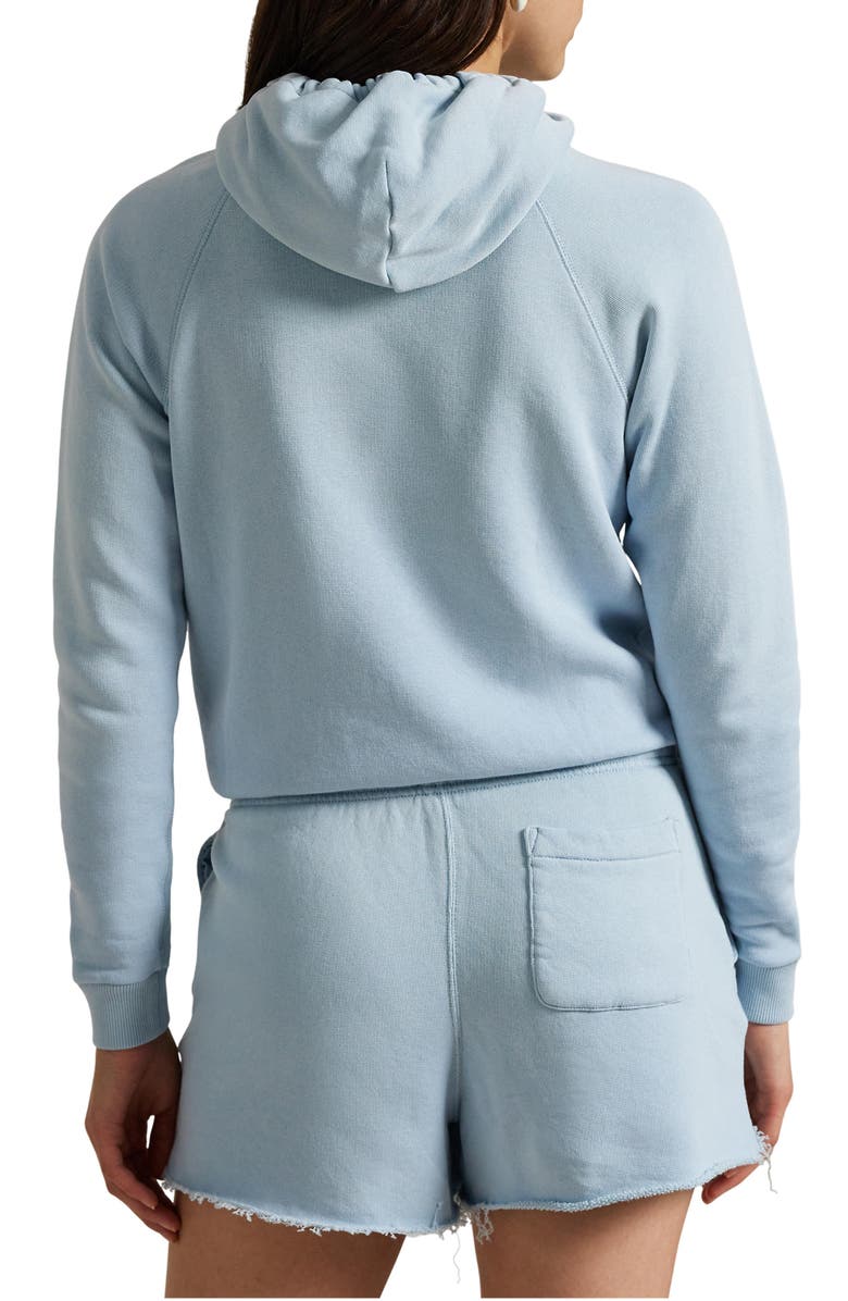 Polo Ralph Lauren Raglan Sleeve Crop Hoodie, Alternate, color, 
