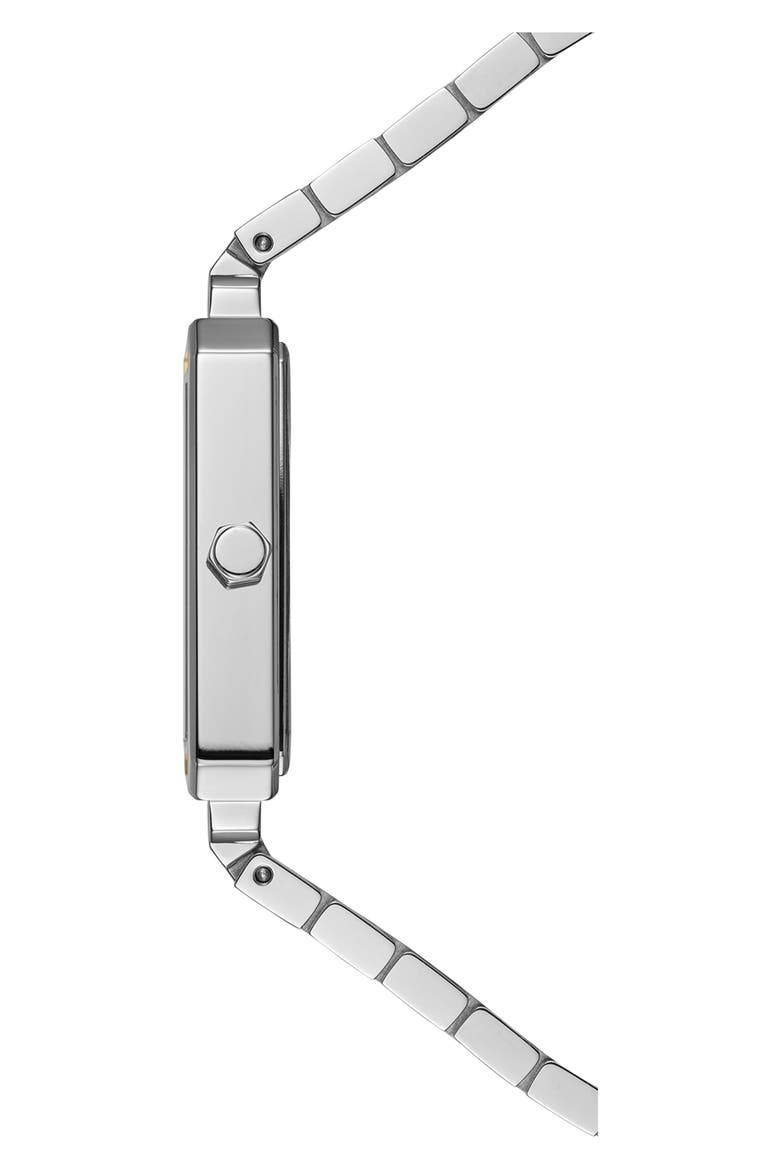 Eirini Bracelet Watch, 25mm x 33mm, Alternate, color, BICOLOR STAINLESS STEEL AND Y