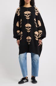 Dressed in Lala Bad to the Bone Oversized Sweater