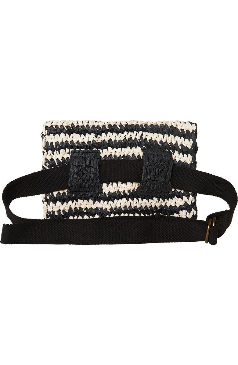O'Neill Tourmaline Straw Belt Bag, Alternate, color,
