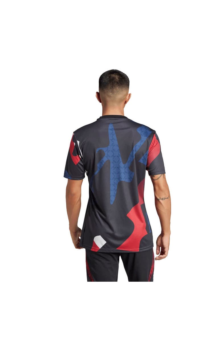 adidas Men's adidas Black Manchester United 2024/25 Pre-Match Top, Alternate, color, Black