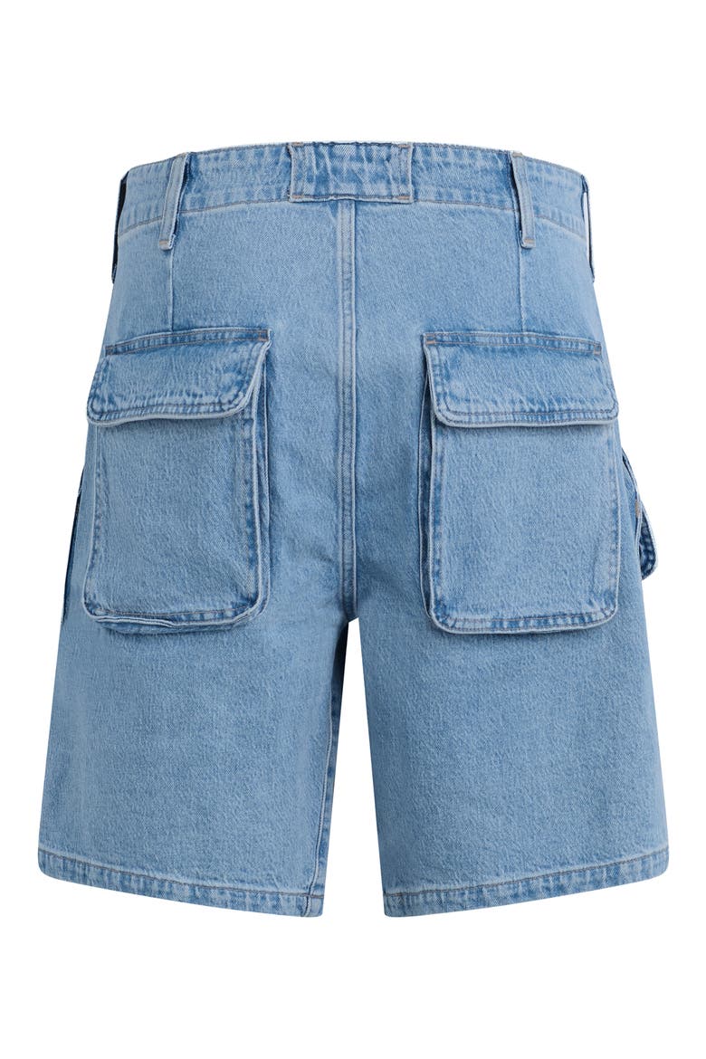 Industry Denim Cargo Shorts, Alternate, color, HAZY