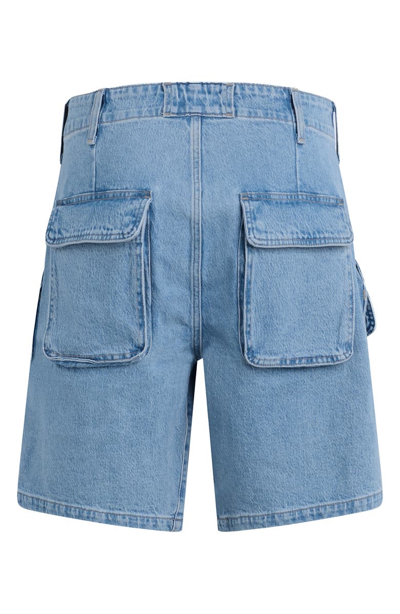 Hudson Jeans Industry Denim Cargo Shorts, Alternate, color, Hazy