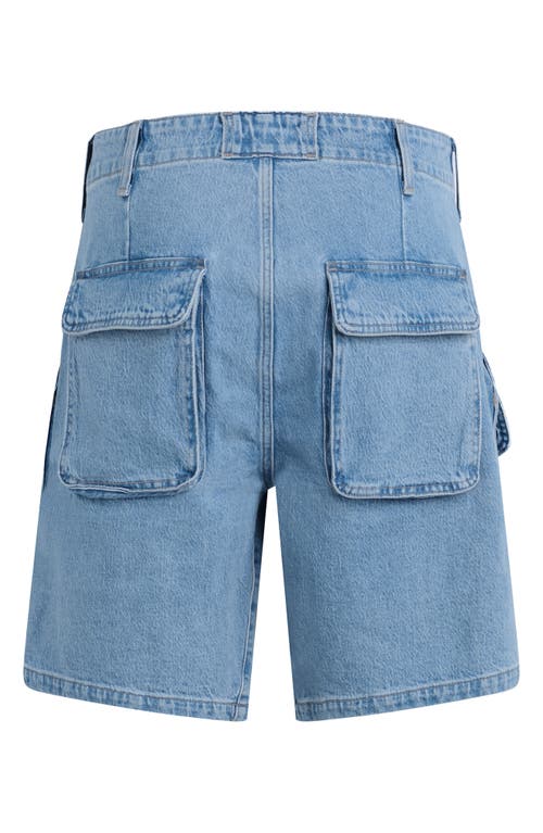Hudson Jeans Industry Denim Cargo Shorts In Hazy