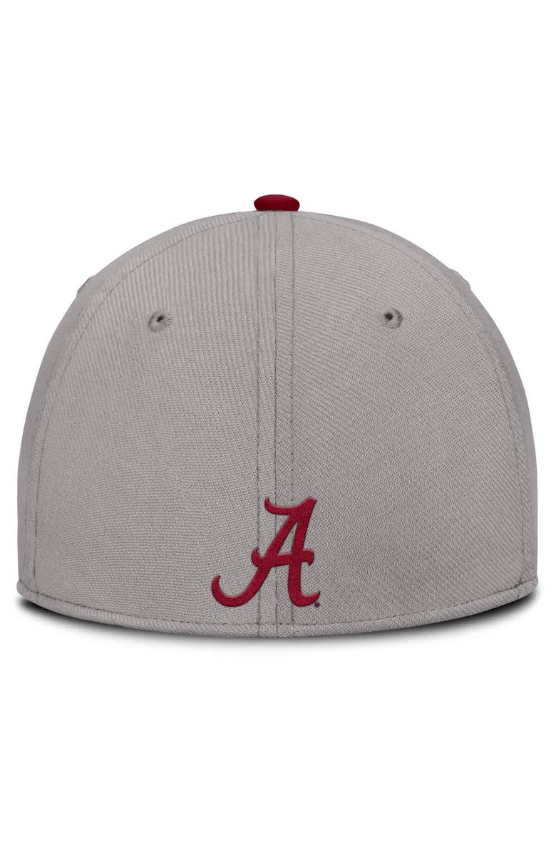 Nike Men's Nike Gray Alabama Crimson Tide Rise Prep Performance Flex Hat, Alternate, color, Gray