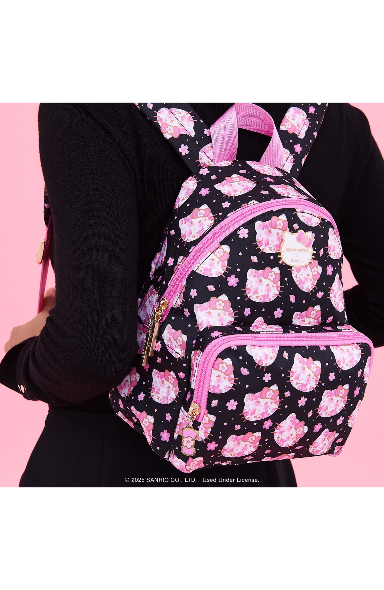 JuJuBe Everyday Mini Diaper Backpack, Alternate, color, Cherry Blossoms