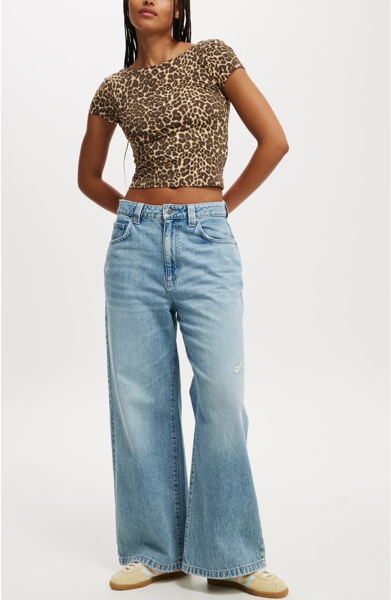 Cotton On Cleo Low Back Tee, Alternate, color, 