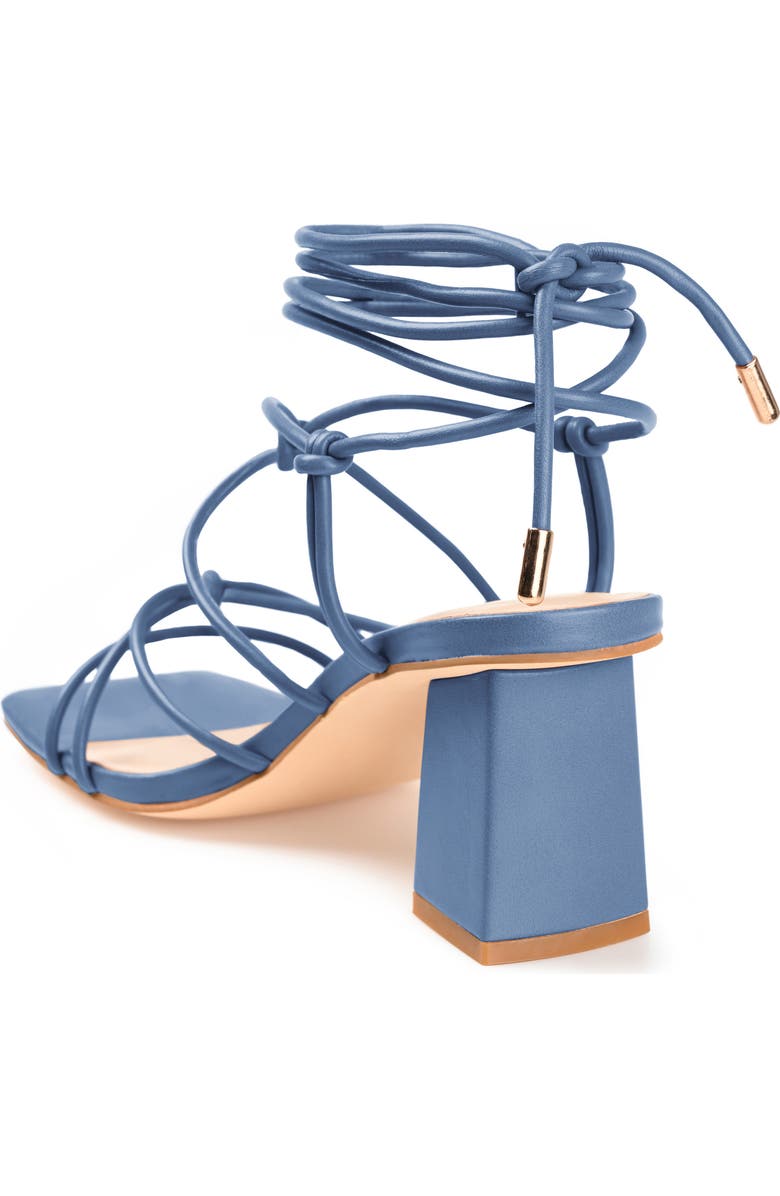 Journee Collection Harpr Heeled Sandal, Alternate, color, Blue