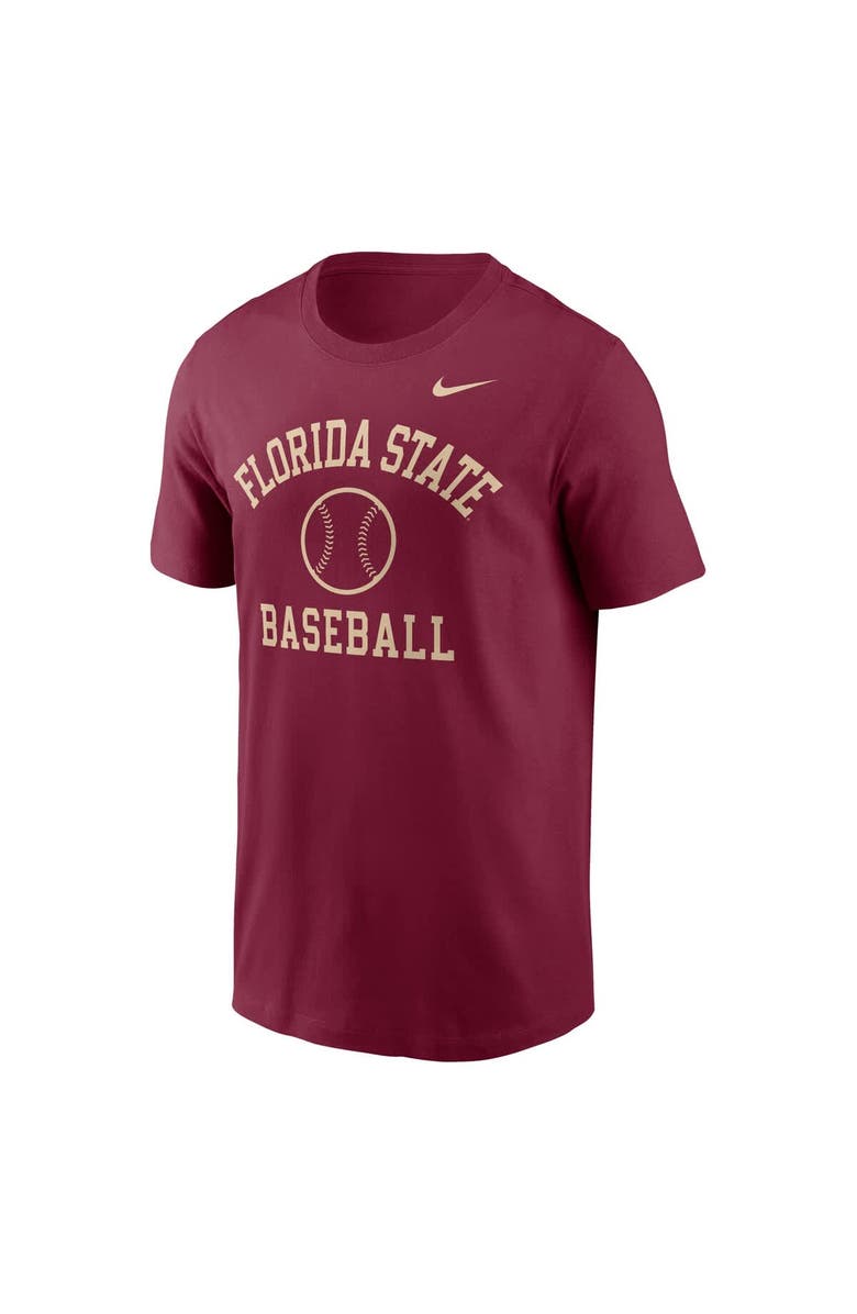 Nike Men's Nike Garnet Florida State Seminoles Essential Baseball Arch T-Shirt, Alternate, color, 