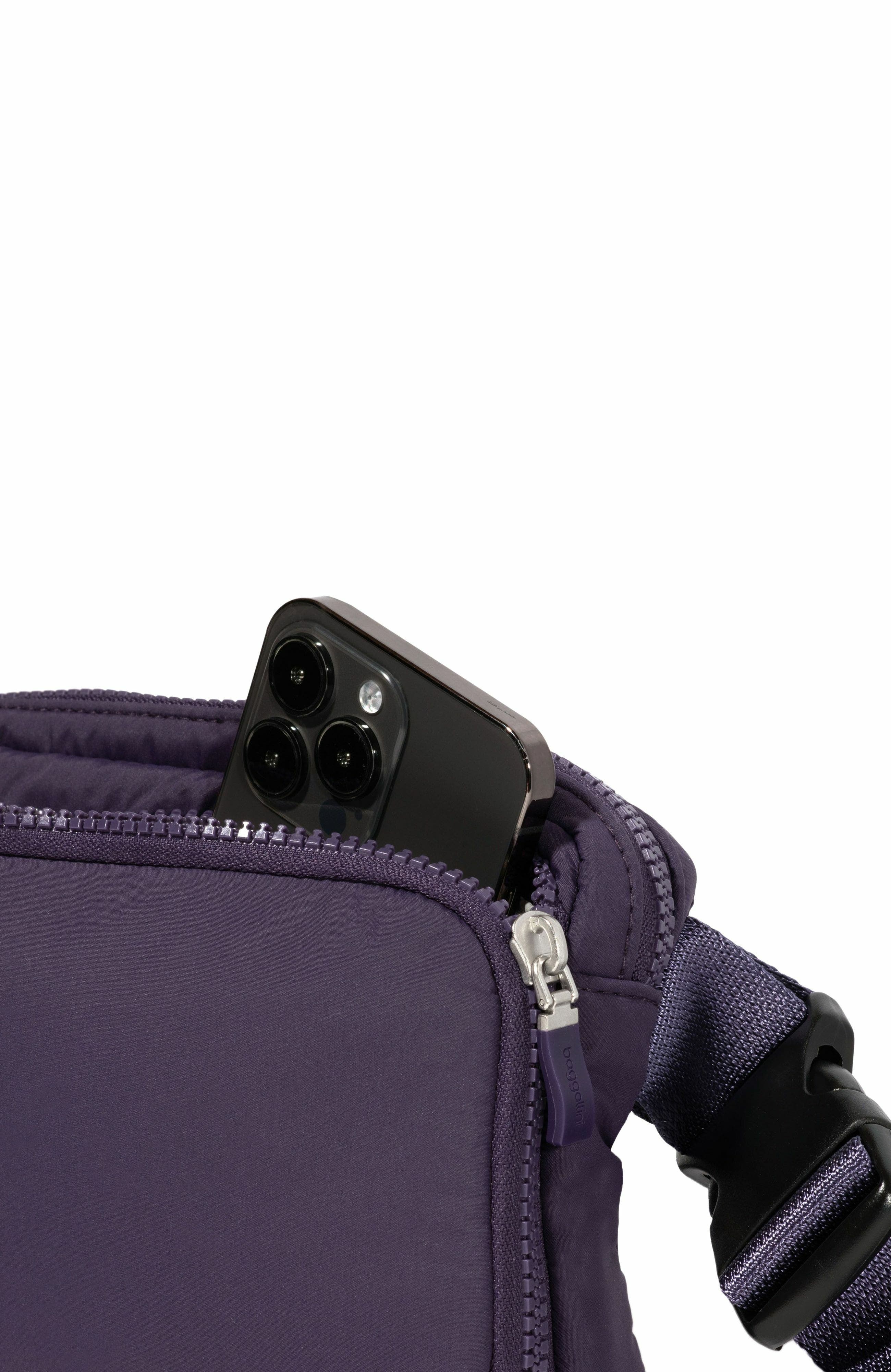 Modern Belt Bag Sling, Alternate, color, Plum Twilight Puff