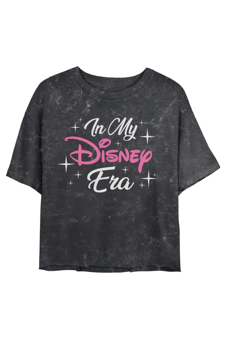 Juniors Disney In My Disney Era T Shirt, Main, color, Black