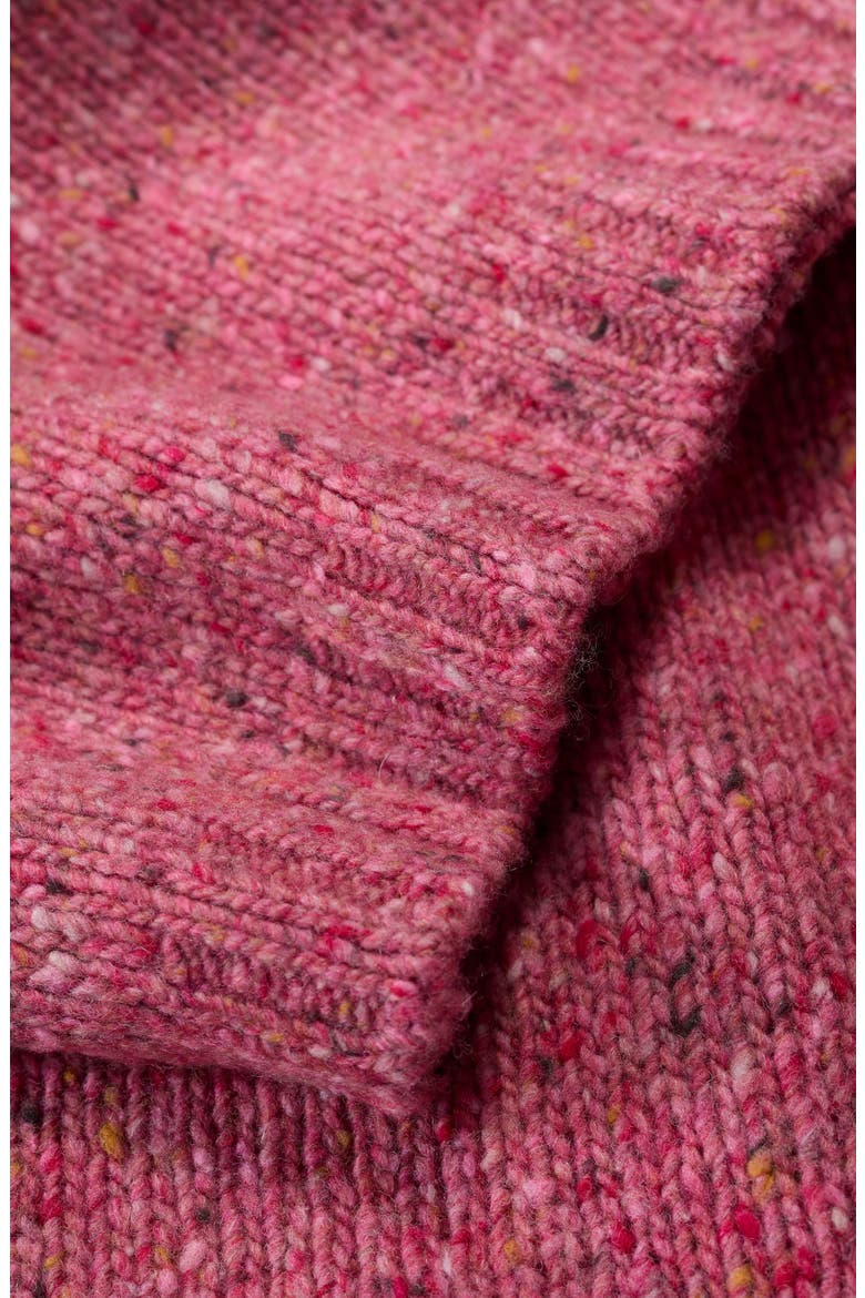 Dawson Pick Merino Wool Blend Crewneck Sweater, Alternate, color, KNIT MELANGE SQUASH