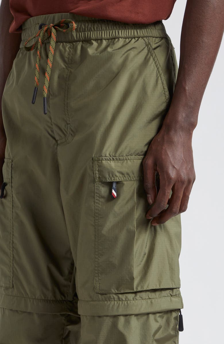 Moncler Grenoble Ripstop Convertible Cargo Pants, Alternate, color,