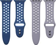 Posh Tech Assorted 2-Pack Silicone Apple Watch® Watchbands