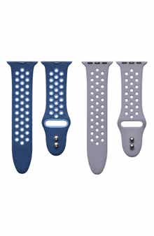 Posh Tech Assorted 2-Pack Silicone Apple Watch® Watchbands