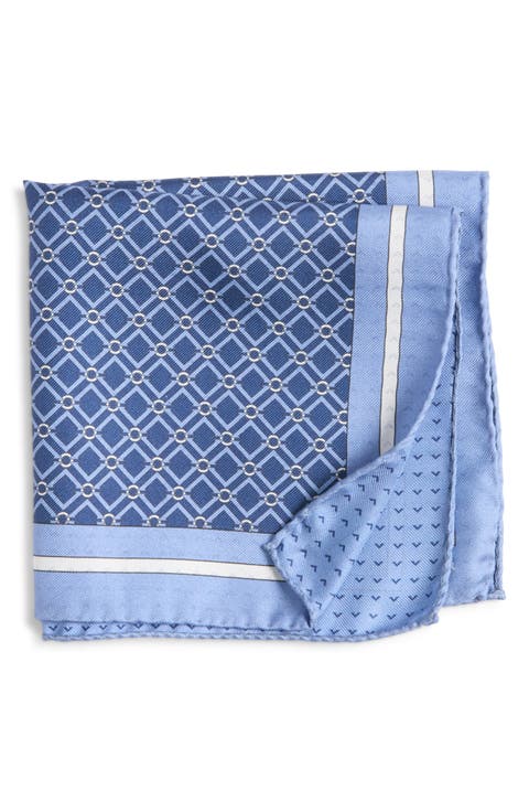 Equestrian Silk Pocket Square