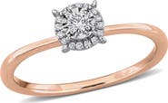 Julianna B. Lab-Grown Diamond Halo Ring 18k Two-Tone