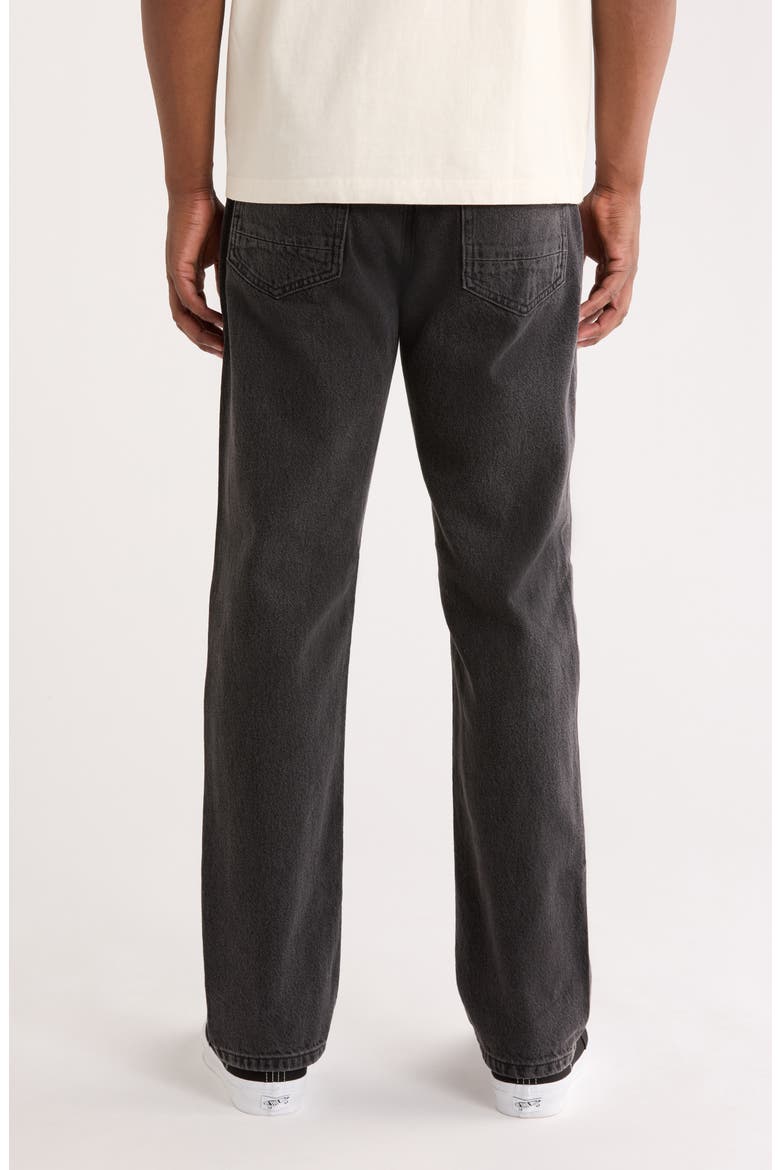 Grant Straight Leg Jeans, Alternate, color, BLACK