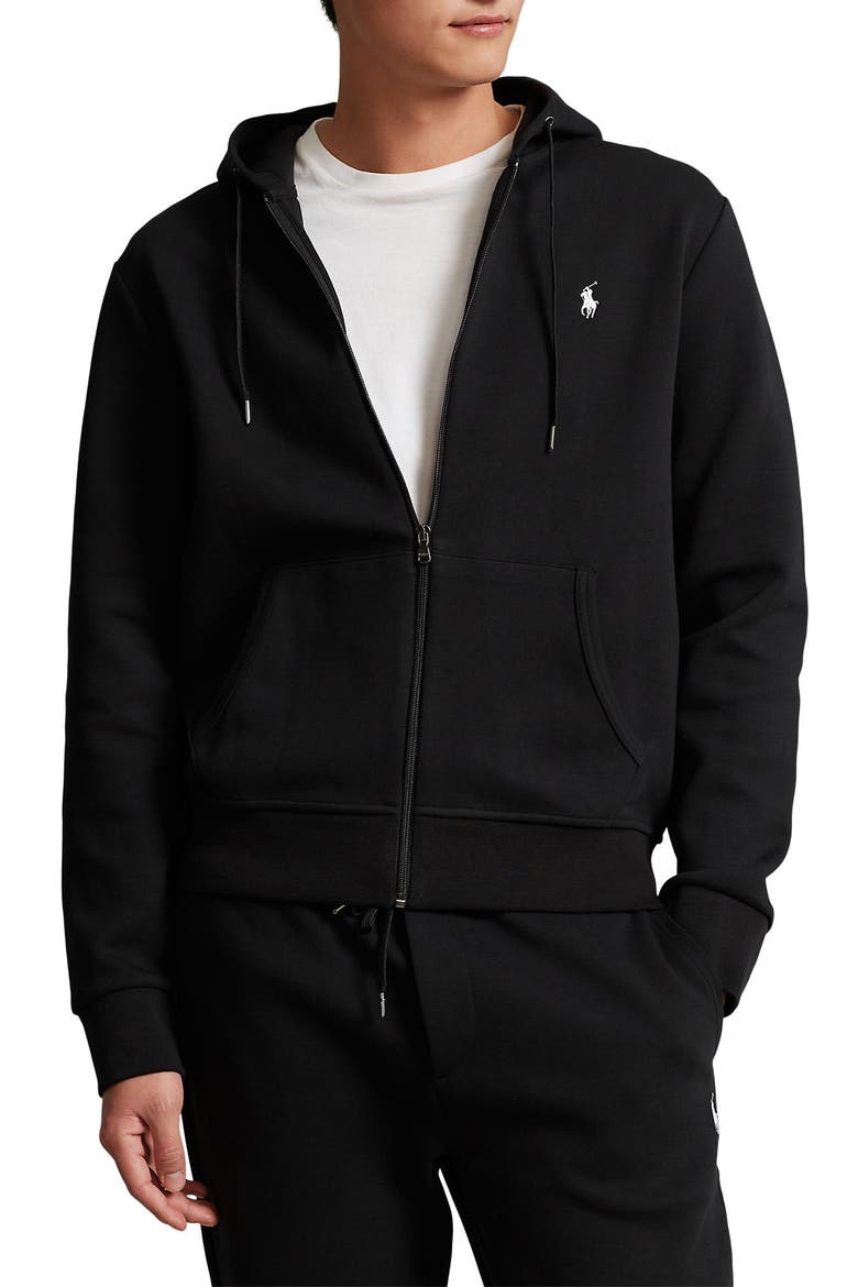 トップス POLO RALPH LAUREN BLACK ZIP HOODIE Y2K Double Knit Zip-Up Hoodie (Men) | Nordstrom