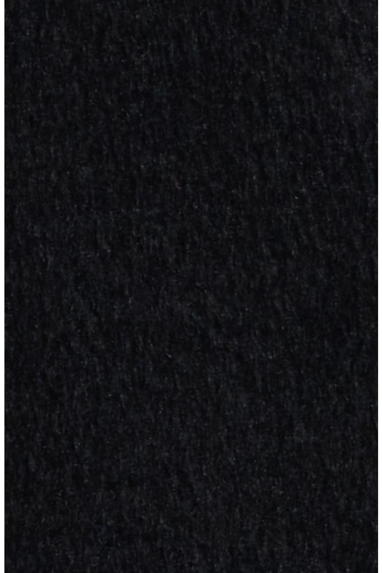 Double Breasted Knit Coat, Alternate, color, BLACK