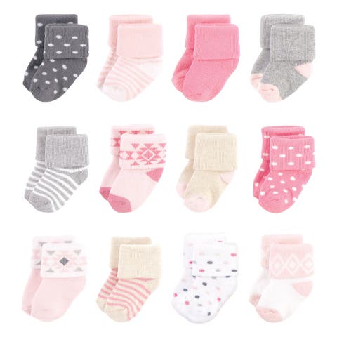 12Pk Cotton Terry Socks