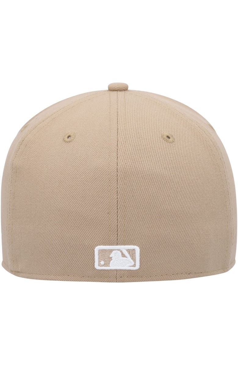 New Era Men's New Era Khaki San Diego Padres 59FIFTY Fitted Hat, Alternate, color, 