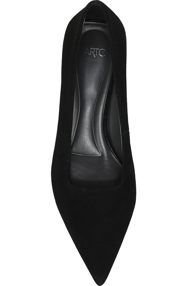 SARTO by Franco Sarto Boa Pointed Toe Pump, Alternate, color, Black Leather