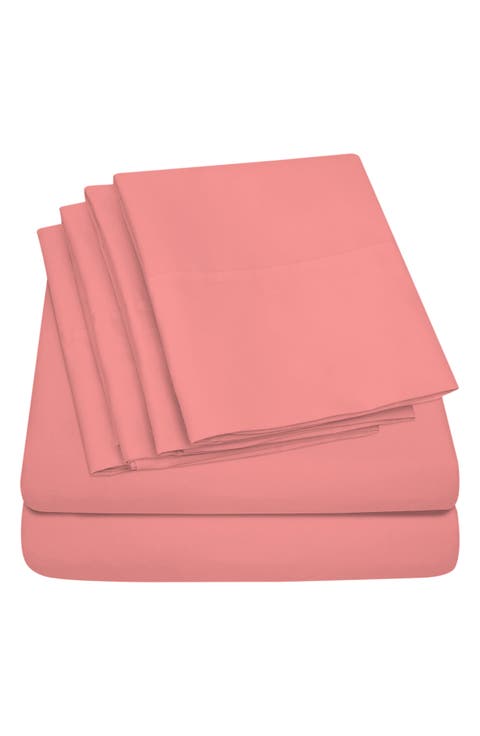 Bright Deep Pocket Microfiber Sheet Set