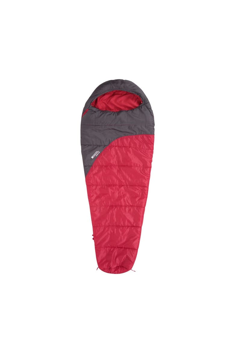 Summit 300 Right Zip Mummy Sleeping Bag, Alternate, color, Dark Red