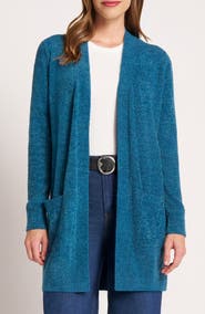 matty m. Claire Longline Open Front Cardigan