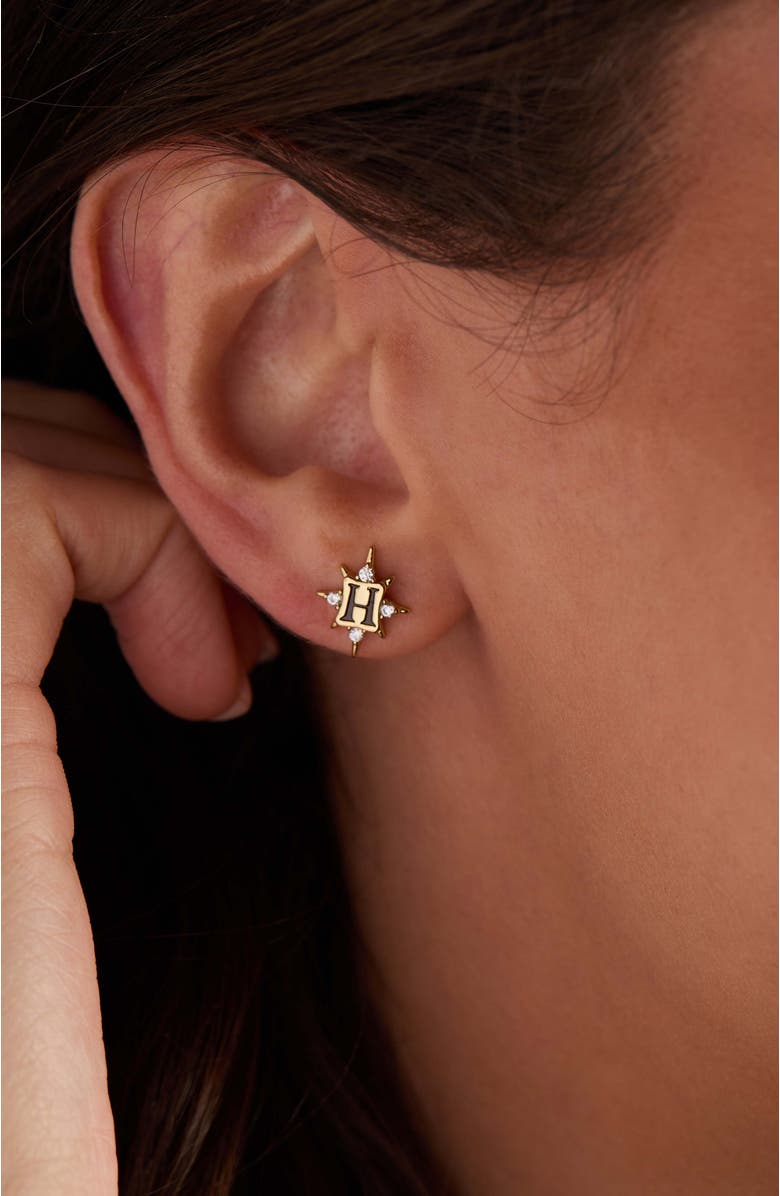 Alex and Ani Harry Potter Hogwarts & Sorting Hat Earring set of 2, Alternate, color, Gold