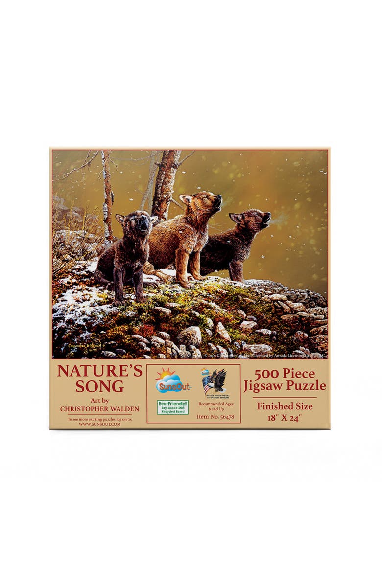 Sunsout Nature's Song 500 piece Jigsaw Puzzle for Adults, Alternate, color, Multicolor