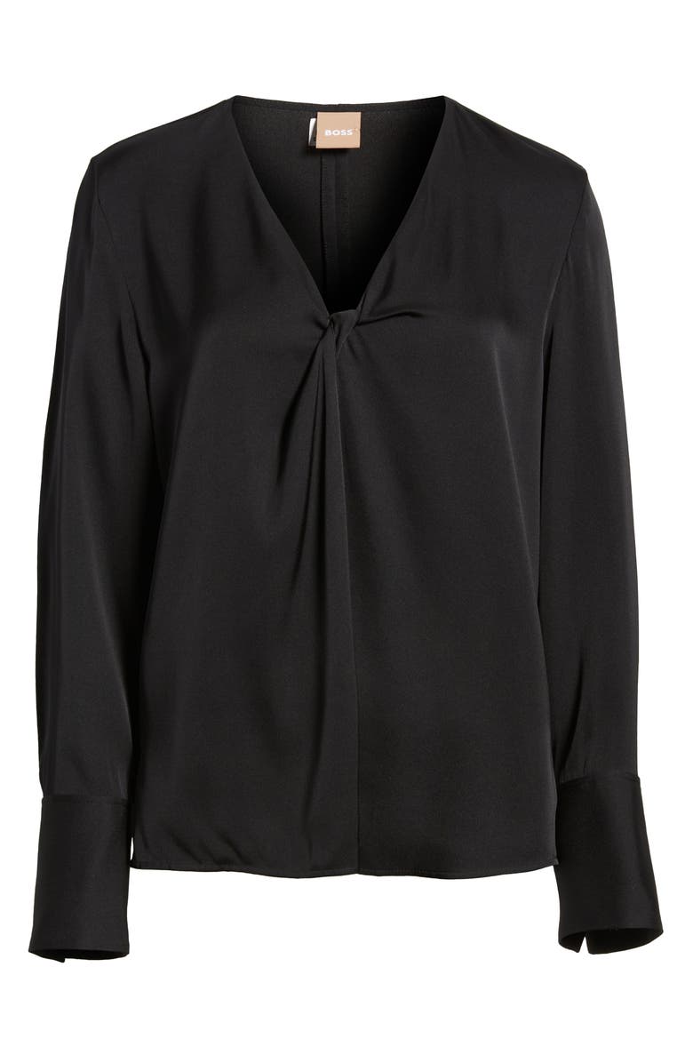 BOSS Bidinta V-Neck Top, Alternate, color, 