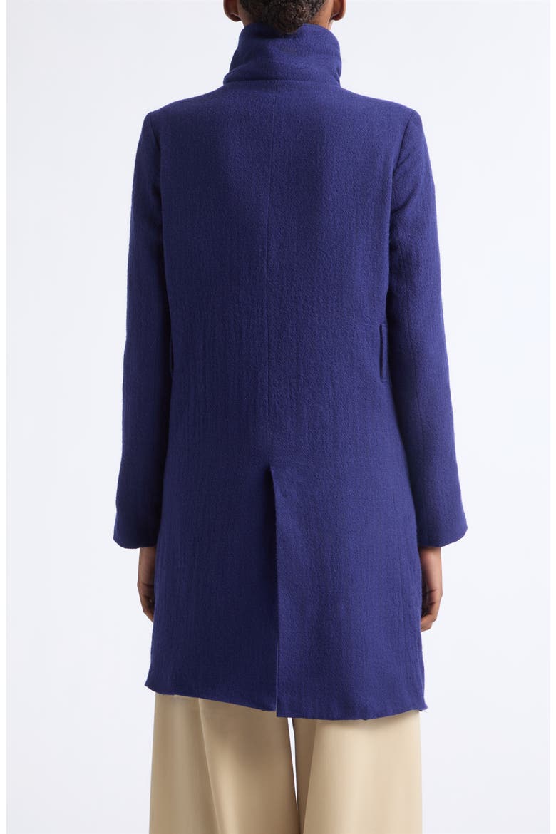 High Neck Wool Jacket, Alternate, color, ROYAL BLUE