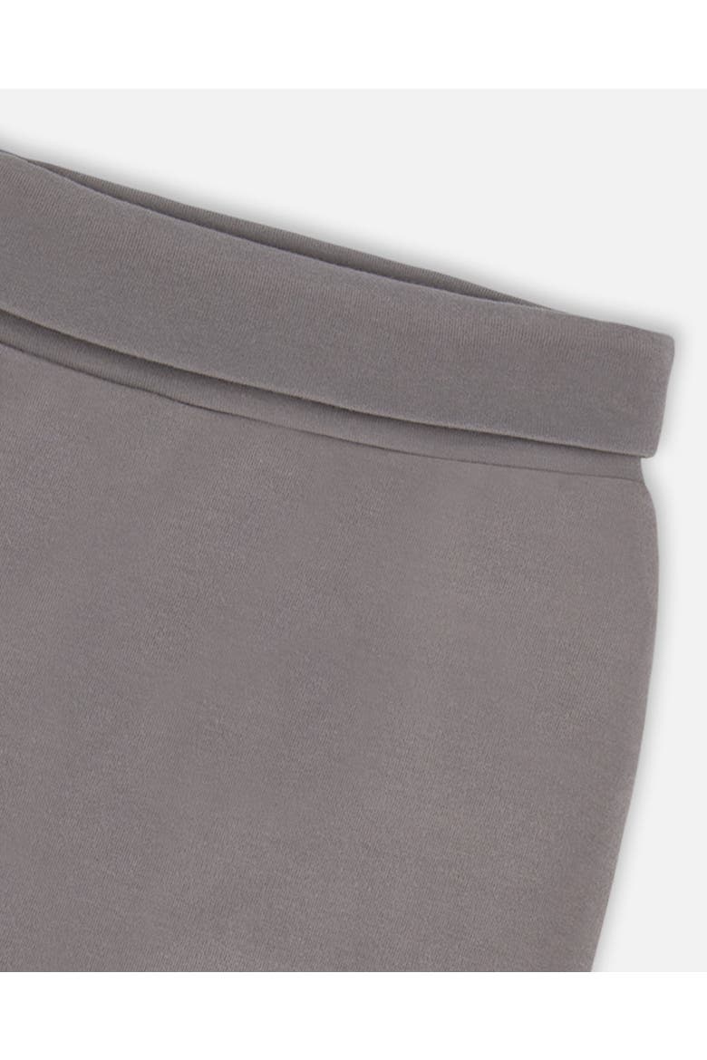 Baby Boy's Organic Cotton Evolutive Pant Dark Gray, Alternate, color, Steel Grey