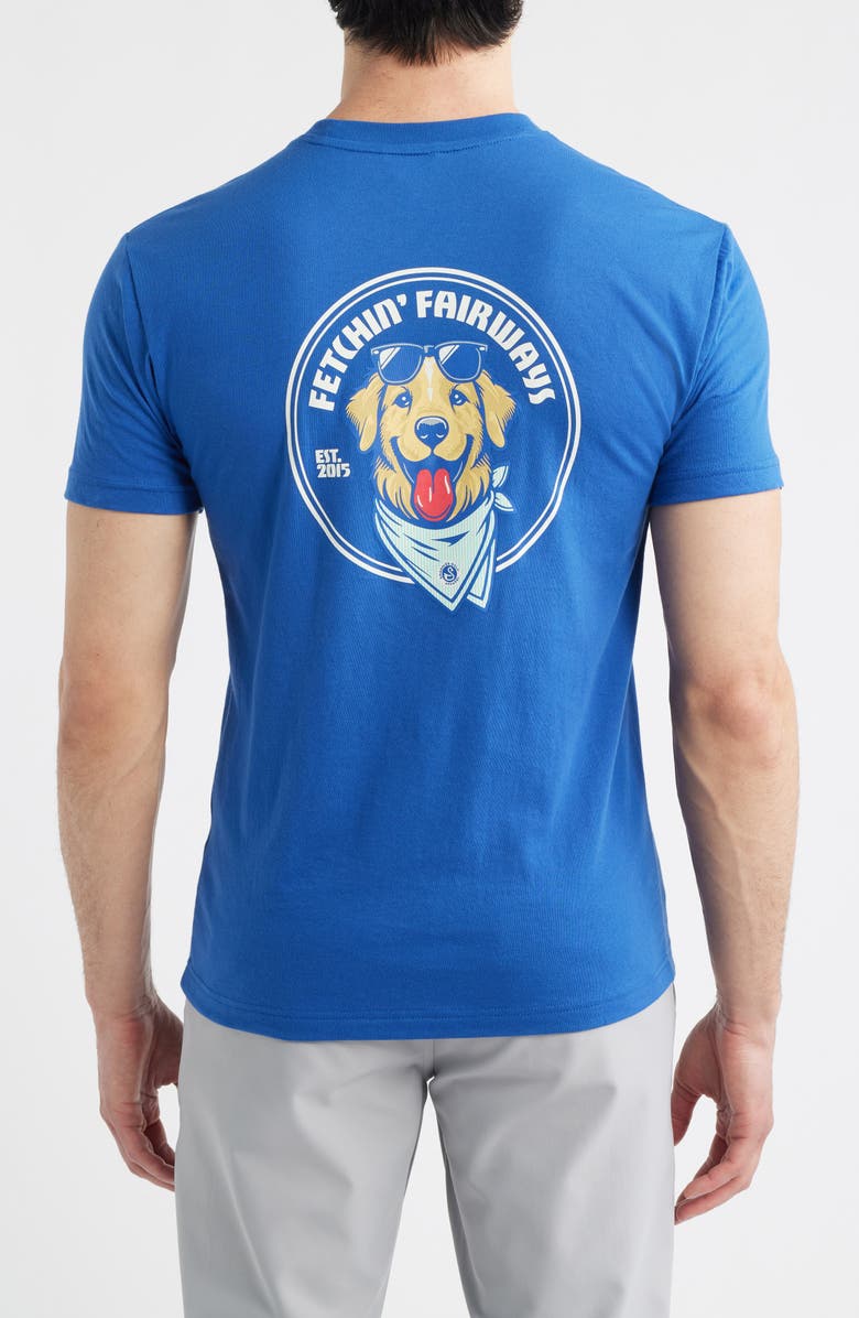 Swannies Fetch Graphic T-Shirt, Alternate, color, Blue